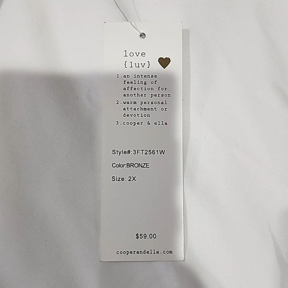 cooper & ella 2X Blouse - Picture 4 of 4